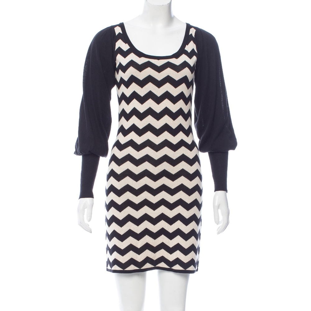 ALICE BY TEMPERLEY PATTERNED KNIT DRESS